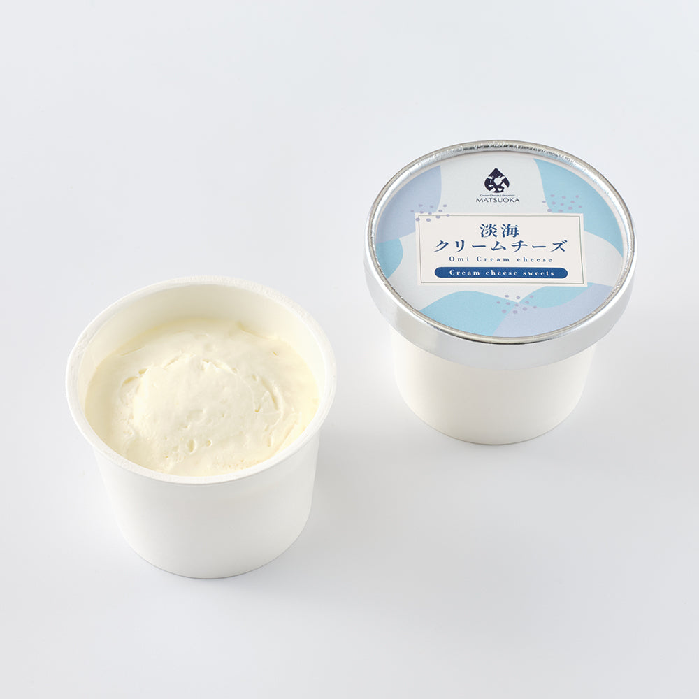 淡海ベイクドクリームチーズ1個 レアチーズ4種(プレーン、土山お抹茶、よつぼしイチゴ、はちみつレモン)ギフトボックス