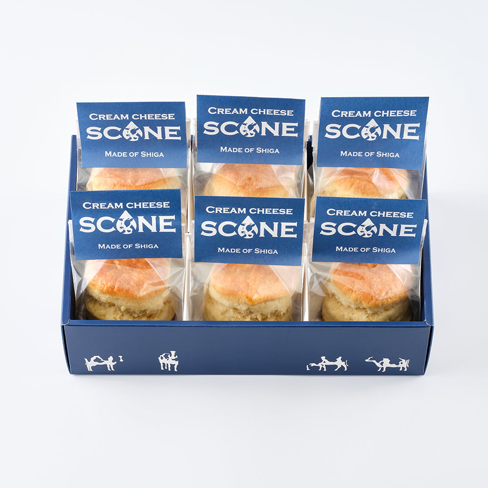 クリームチーズのスコーン6個　ギフトボックス入り