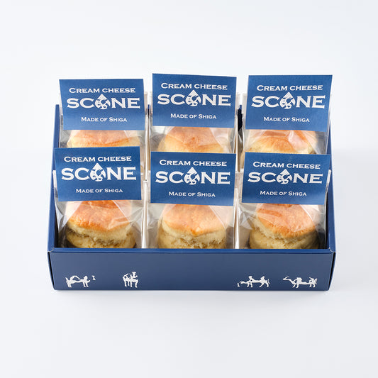 クリームチーズのスコーン6個　ギフトボックス入り